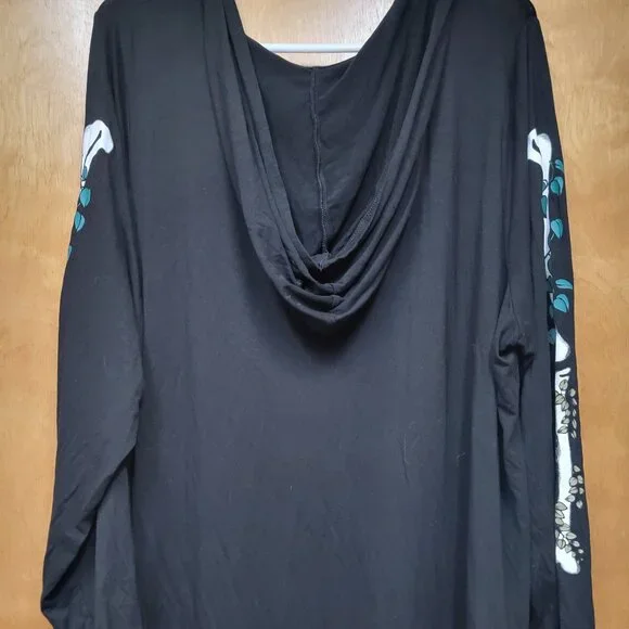 Torrid - Hoodie - Super Soft Ribcage - Black - Picture 5 of 8